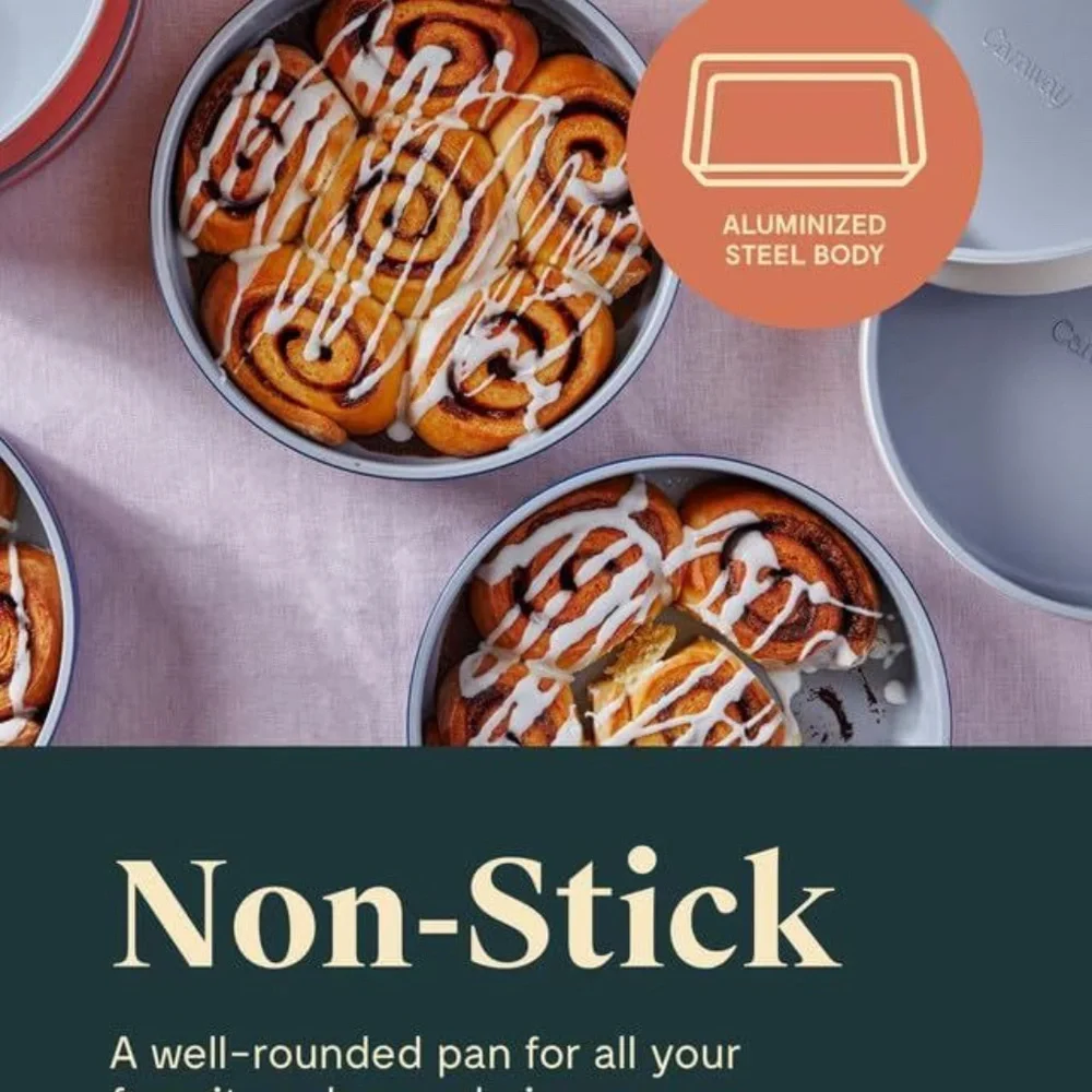 Caraway Non-Stick Ceramic 9'' Round Circle Pan - Picture 3 of 10